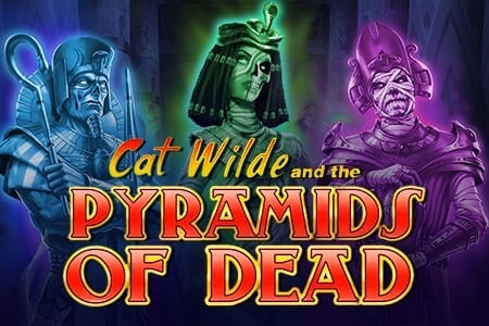 Pyramids of Dead high-volatility slot game artwork